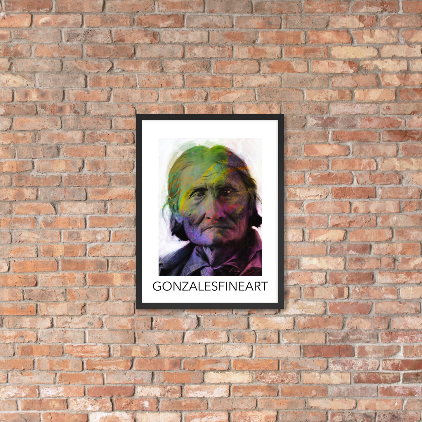 Geronimo Framed poster