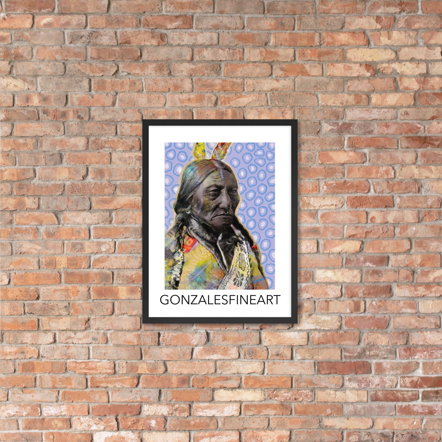 Sitting Bull Framed poster