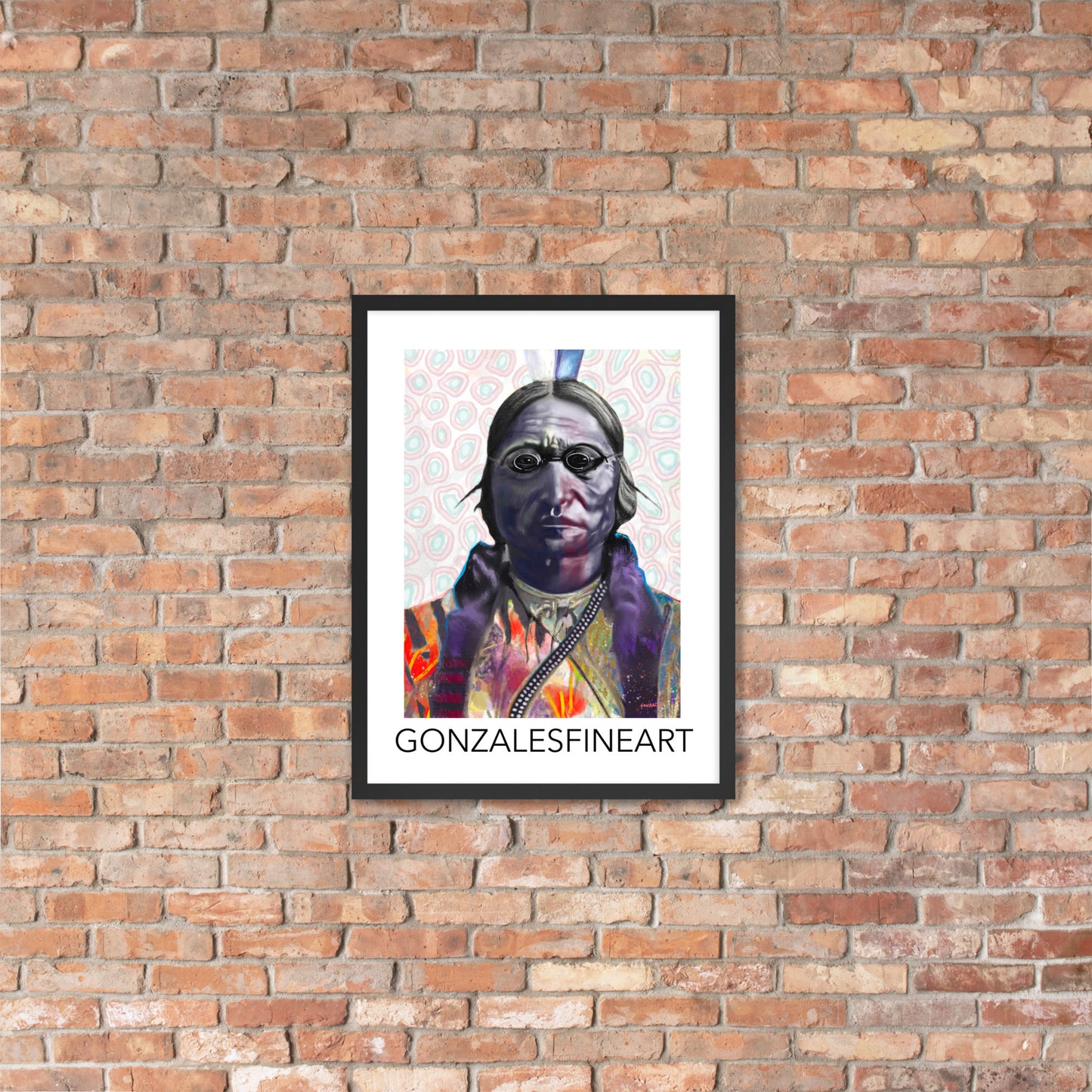 Sitting Bull Framed poster