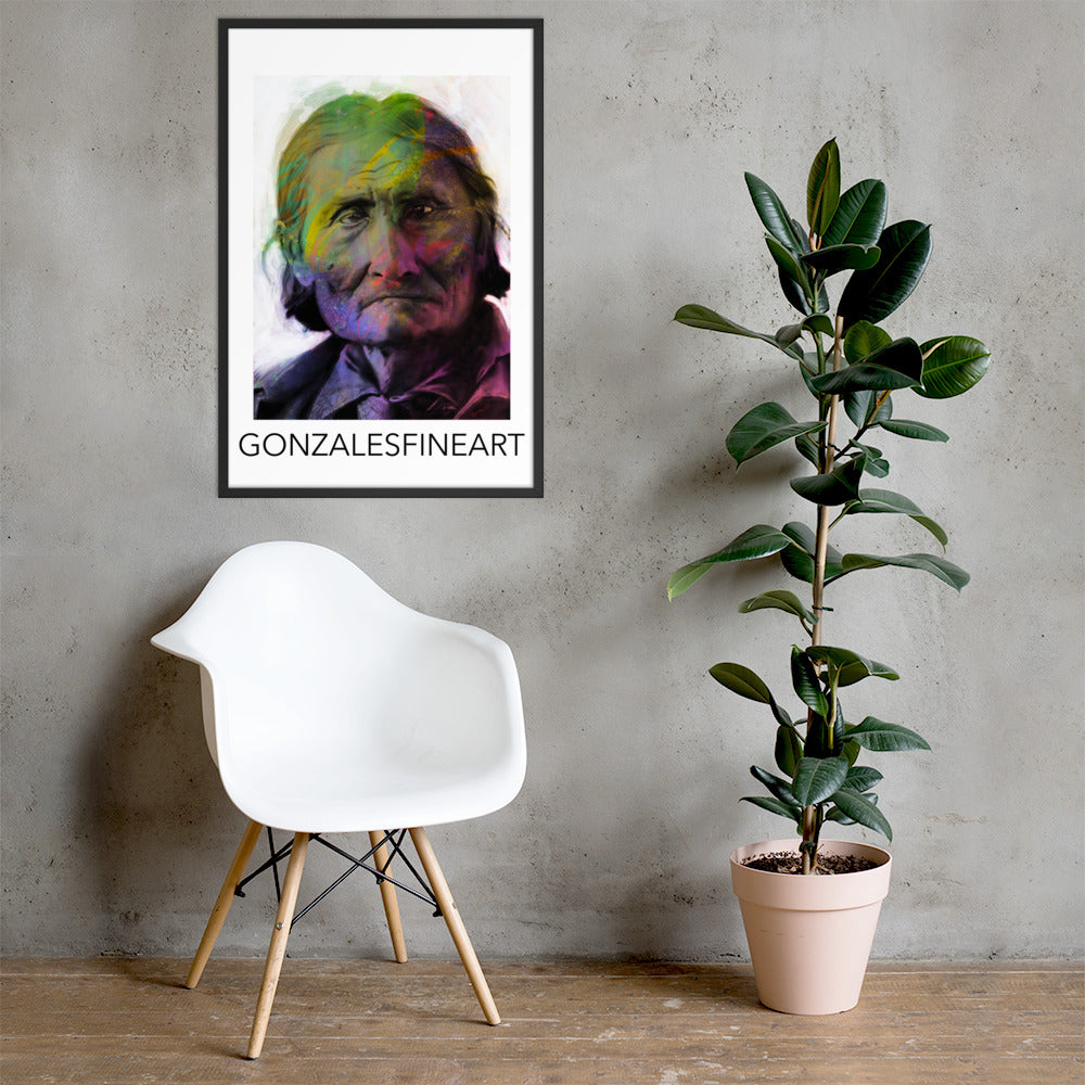 Geronimo Framed poster