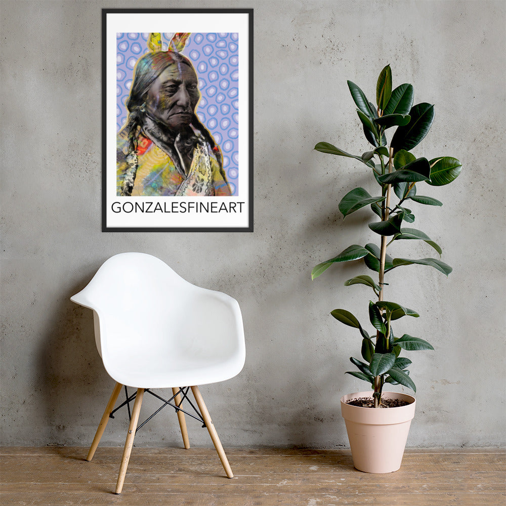 Sitting Bull Framed poster