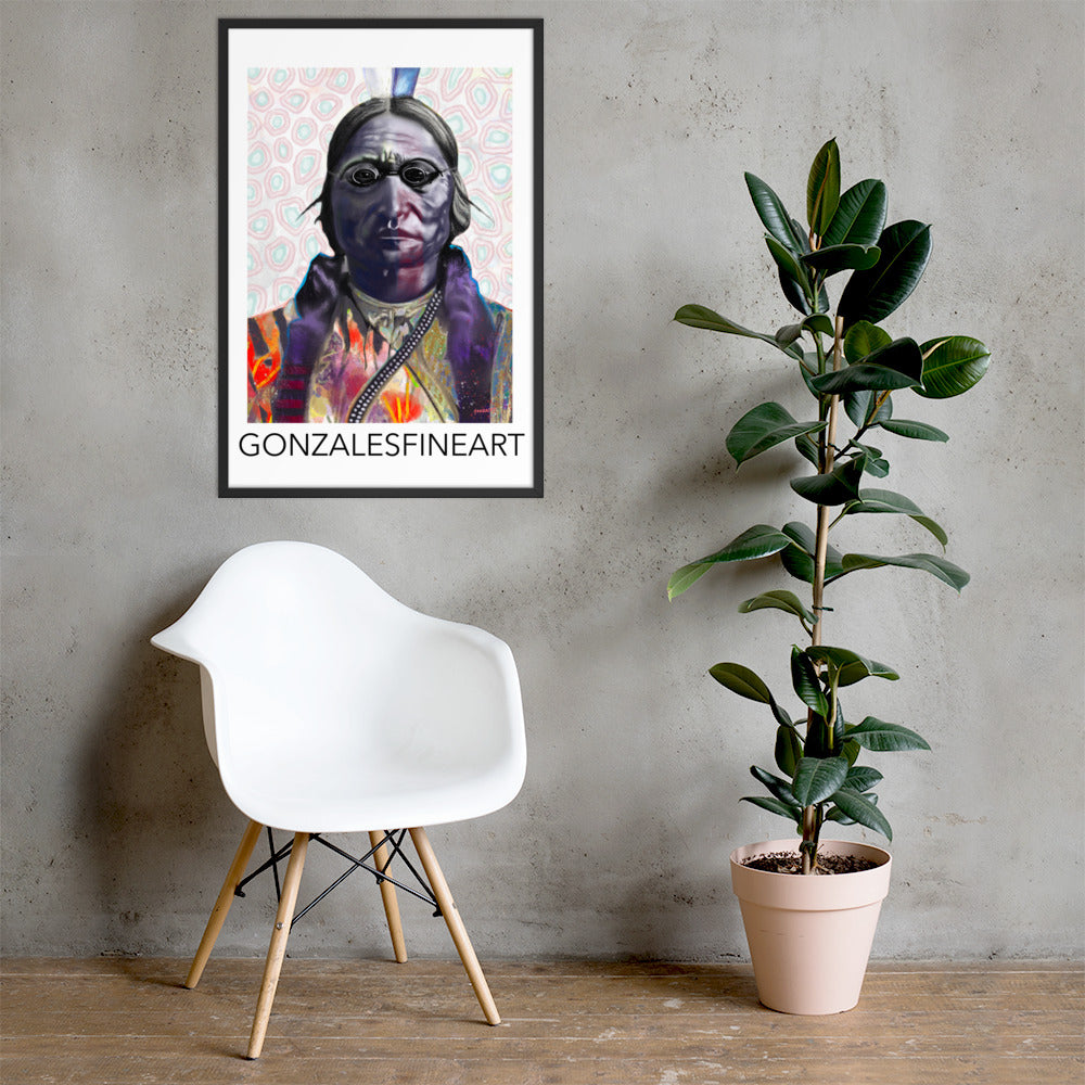 Sitting Bull Framed poster