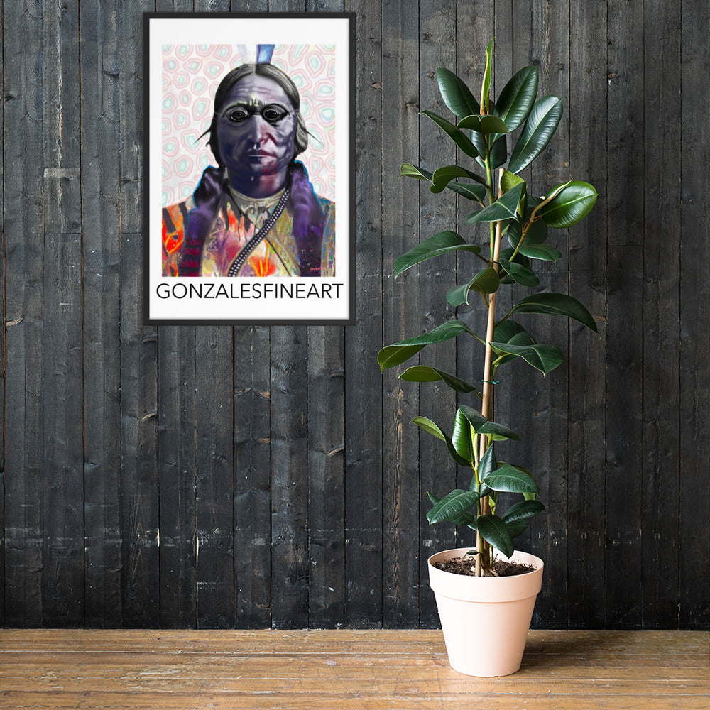 Sitting Bull Framed poster