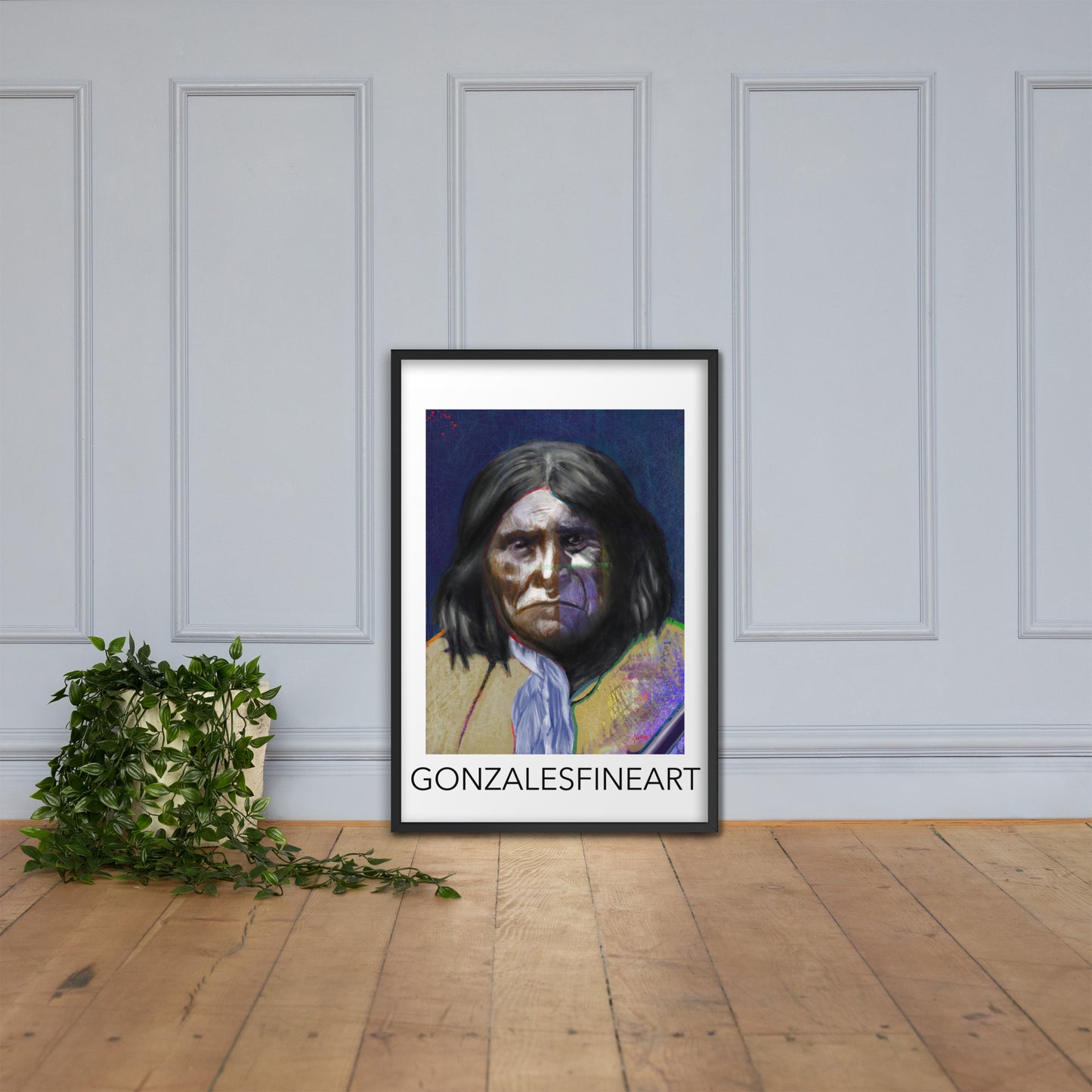 Geronimo Framed poster