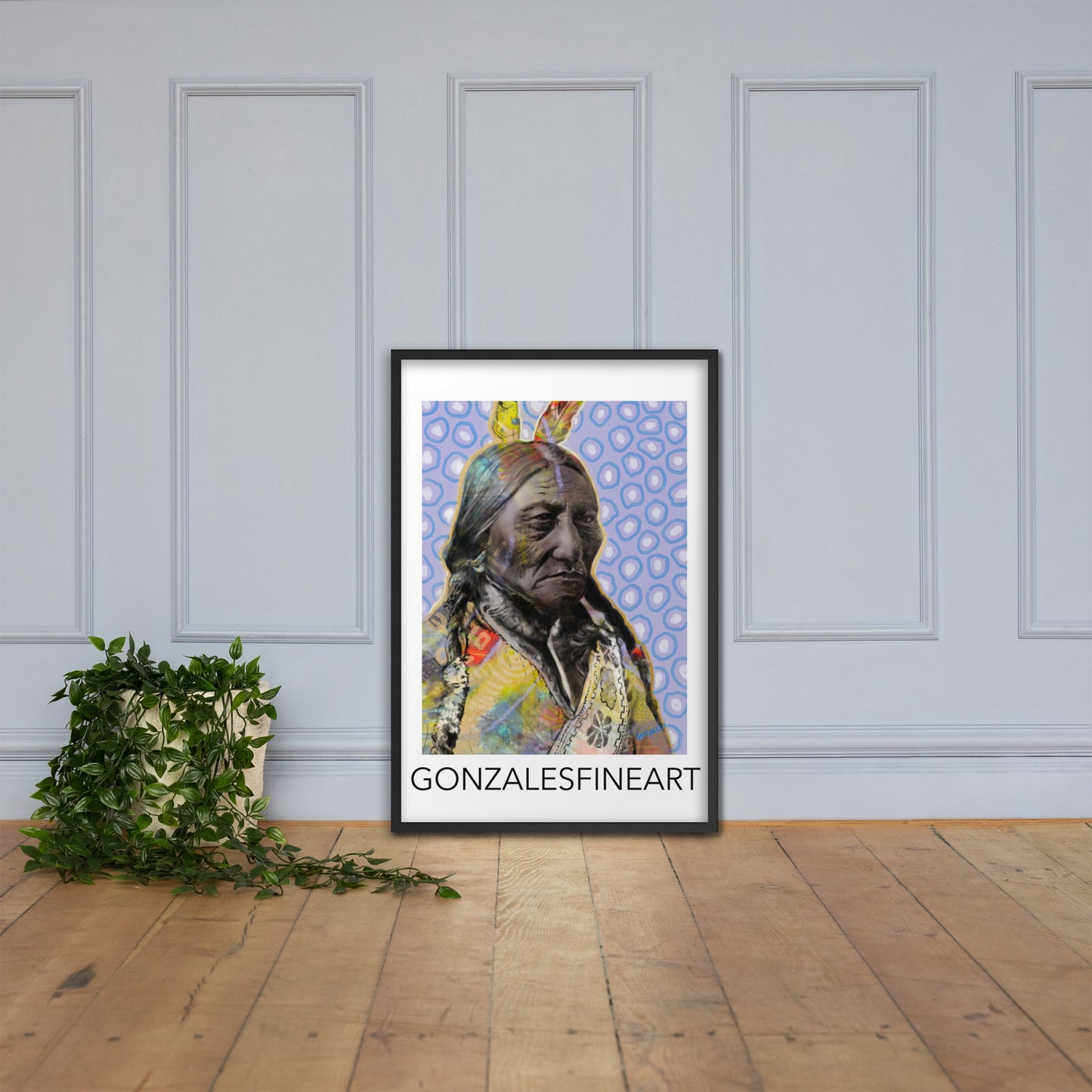 Sitting Bull Framed poster