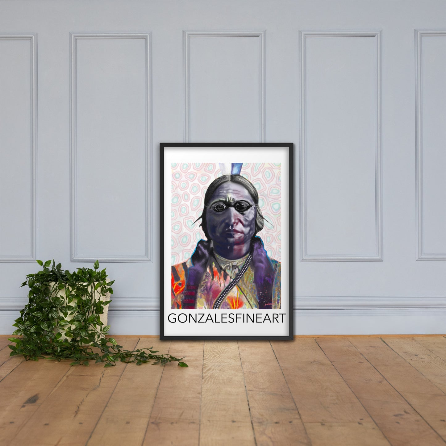 Sitting Bull Framed poster