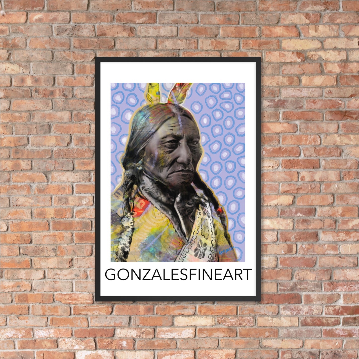 Sitting Bull Framed poster