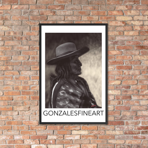 Wa Nik Noote, Nez Perce Man Framed poster