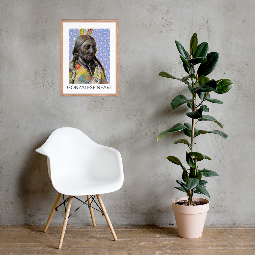 Sitting Bull Framed poster