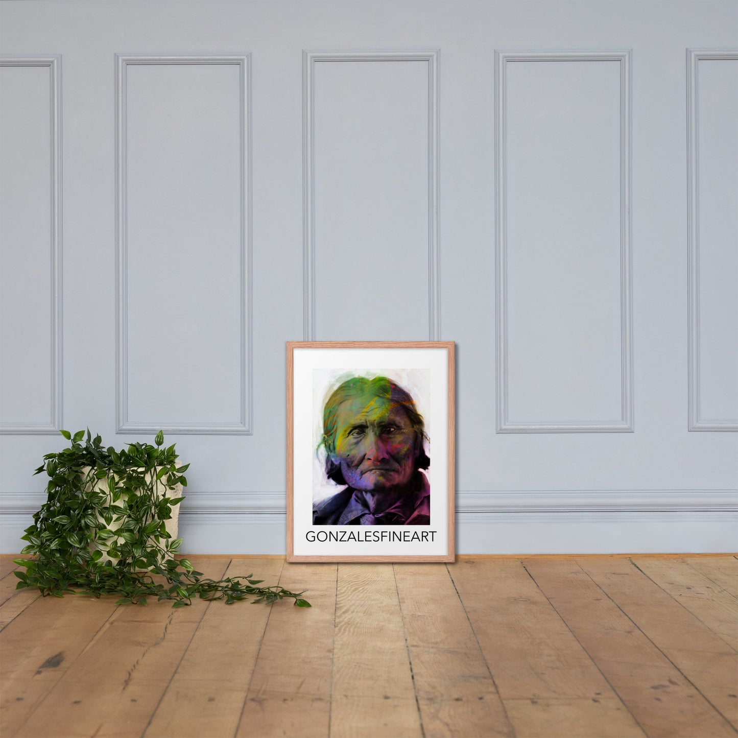 Geronimo Framed poster