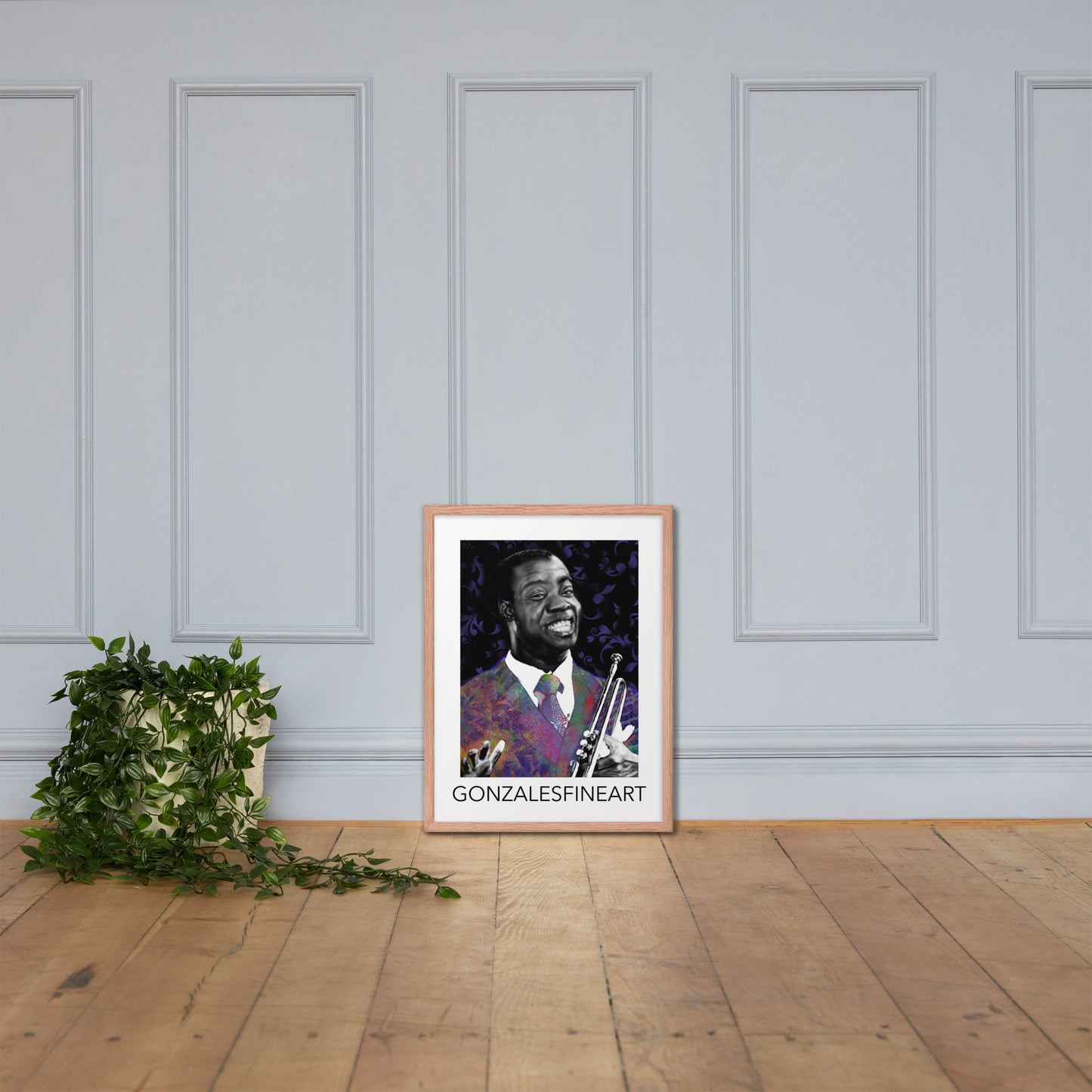 Louis Armstrong Framed poster