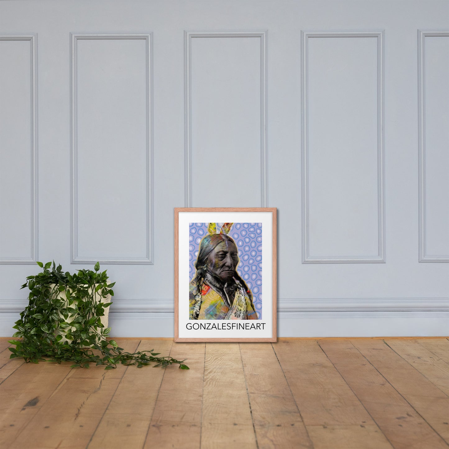 Sitting Bull Framed poster