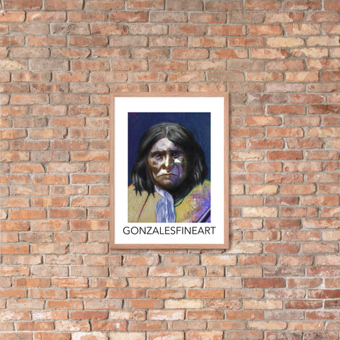 Geronimo Framed poster
