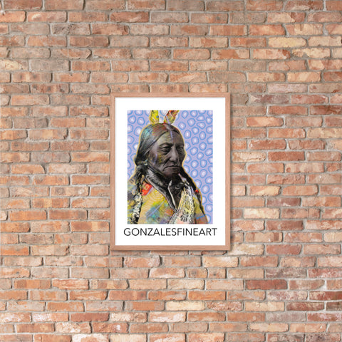 Sitting Bull Framed poster