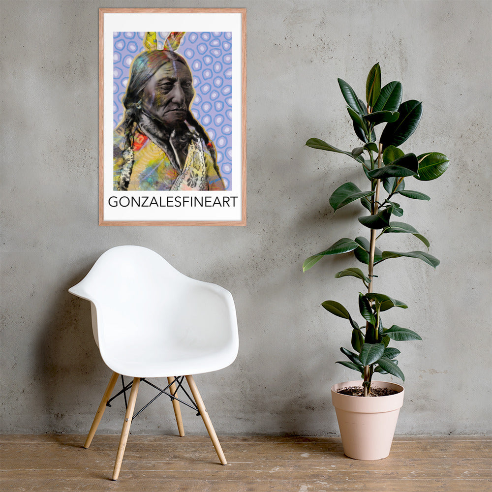 Sitting Bull Framed poster