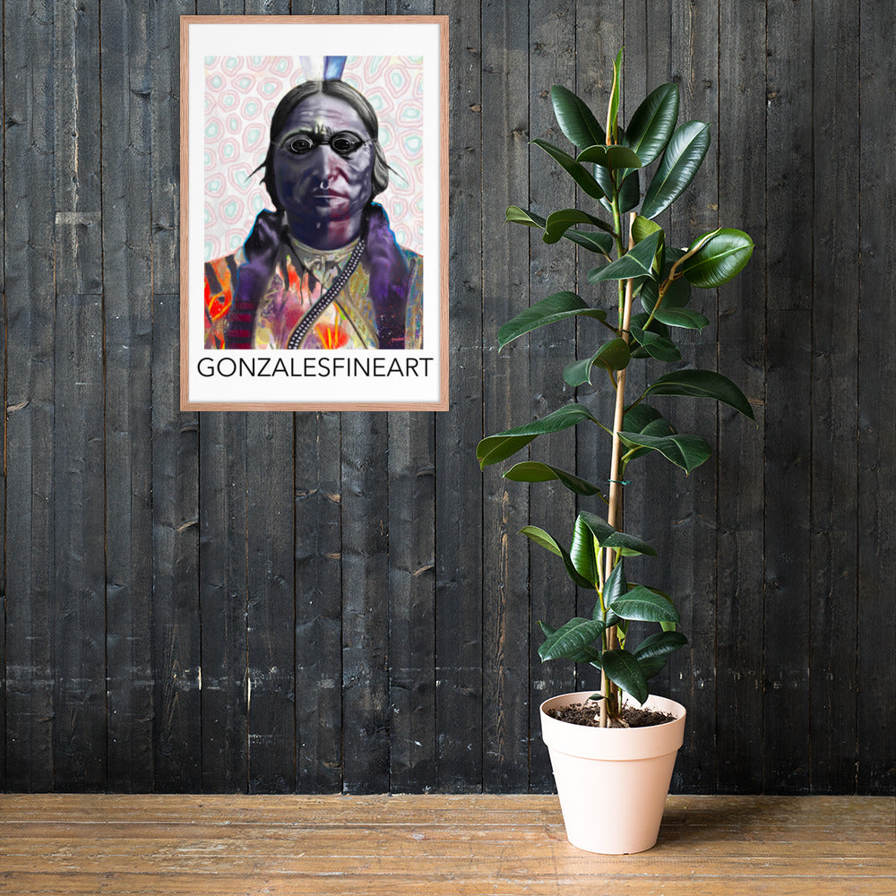 Sitting Bull Framed poster