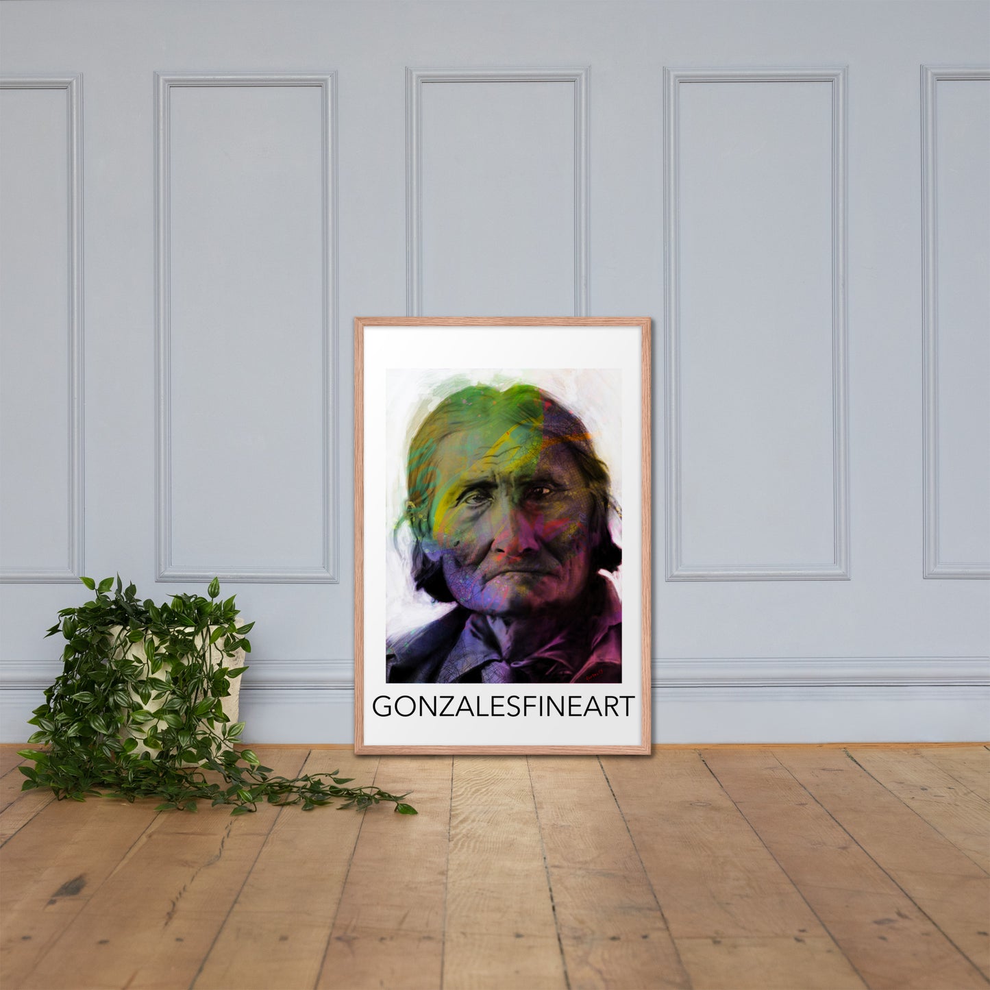 Geronimo Framed poster