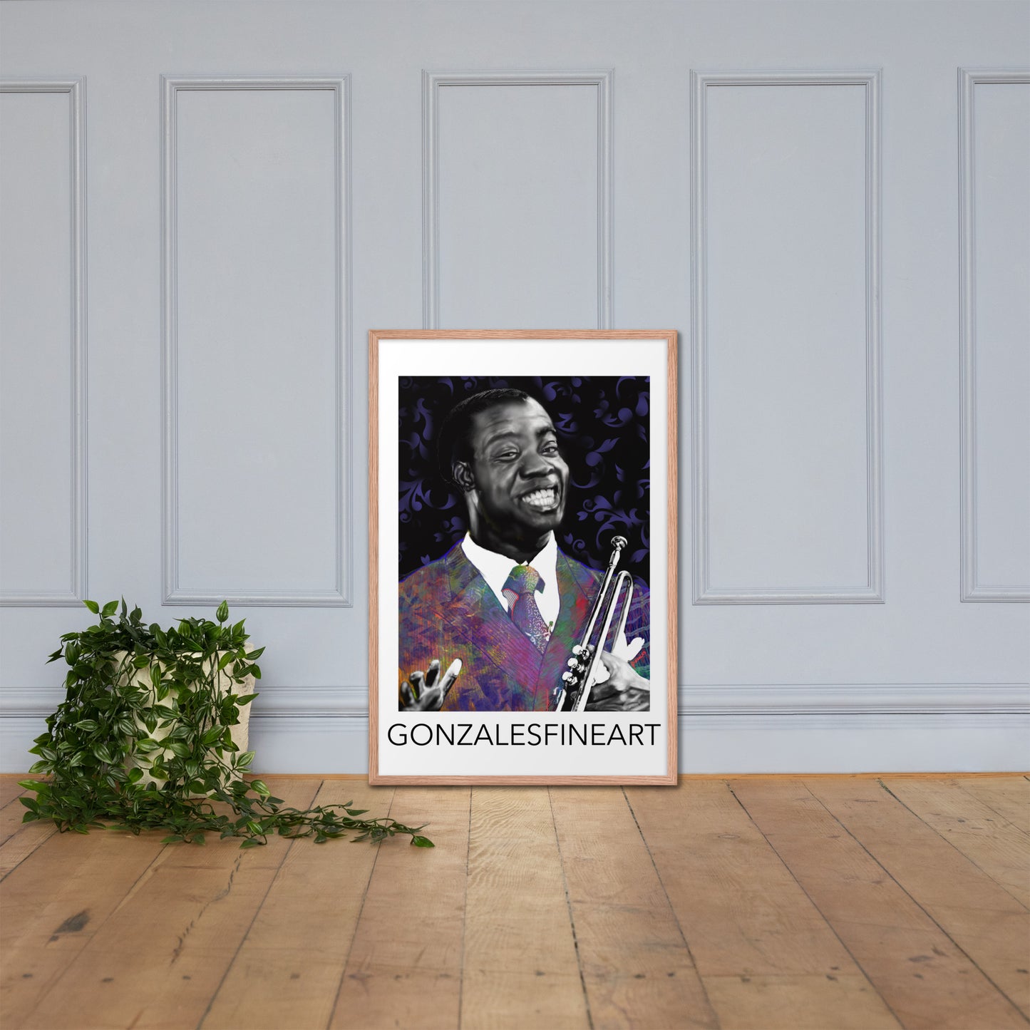 Louis Armstrong Framed poster