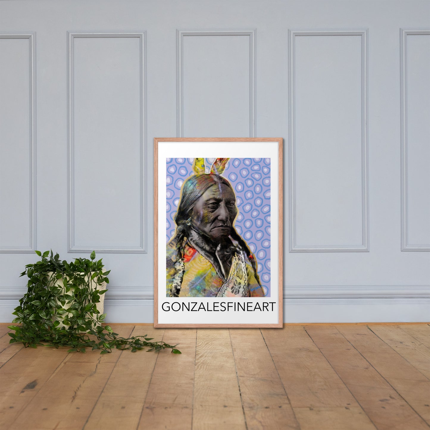 Sitting Bull Framed poster