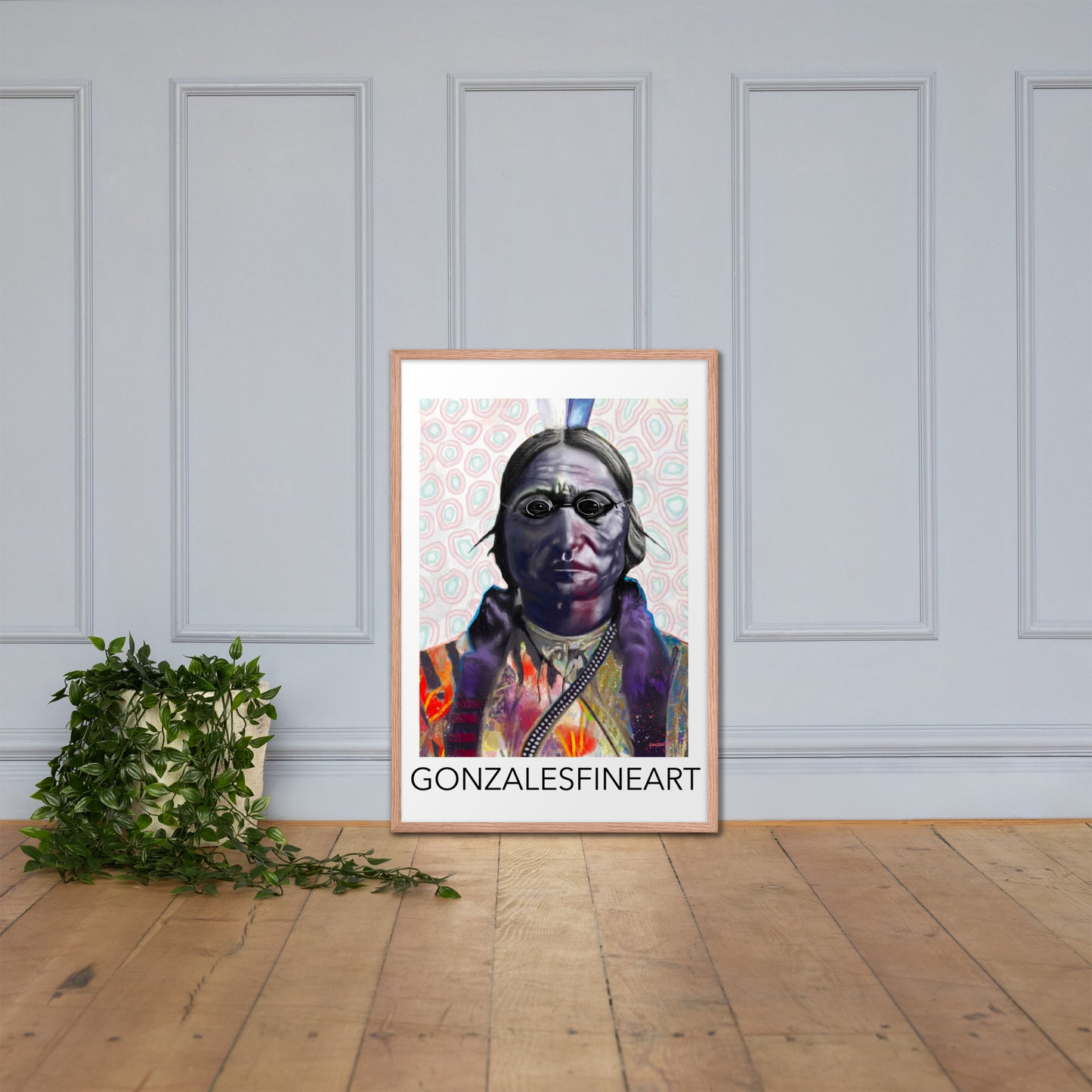 Sitting Bull Framed poster