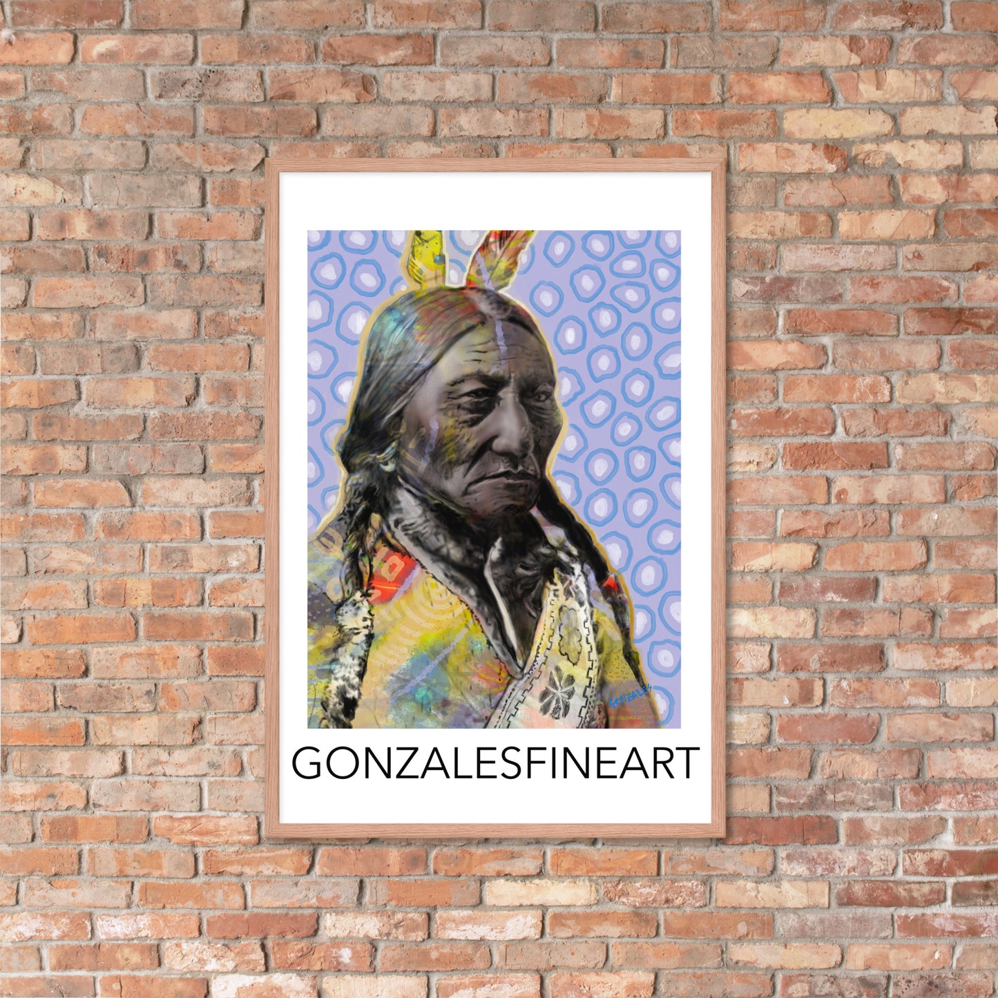 Sitting Bull Framed poster