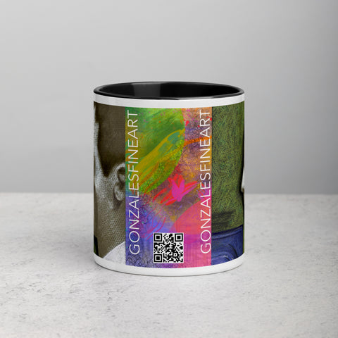 Man Ray Mug with Color Inside