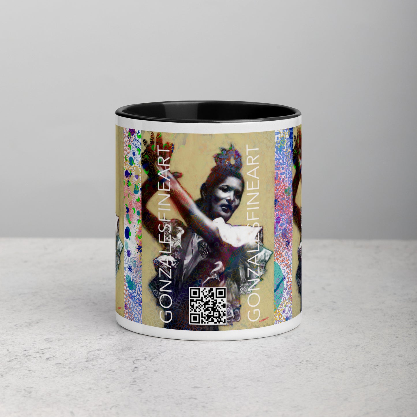 Carmen Amaya Mug with Color Inside