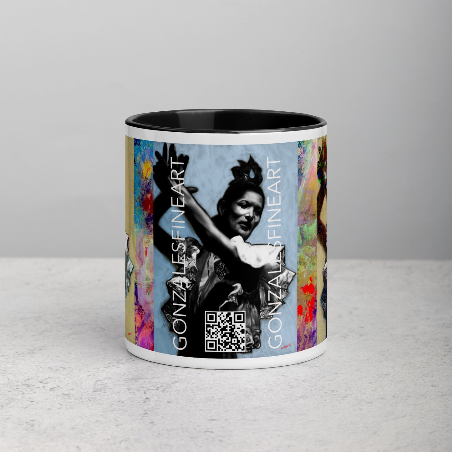 Carmen Amaya Mug with Color Inside