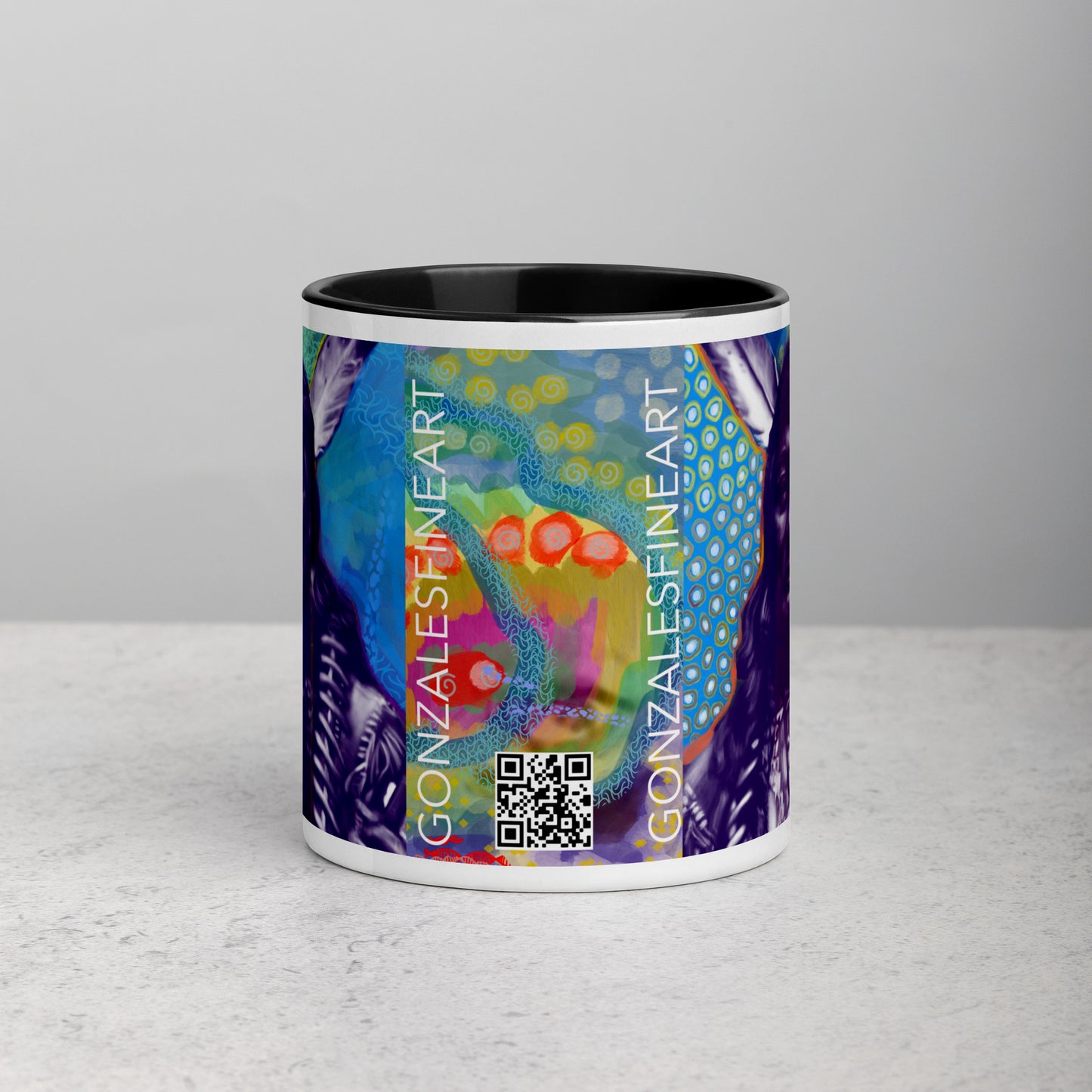 Rushing Eagle Mug with Color Inside