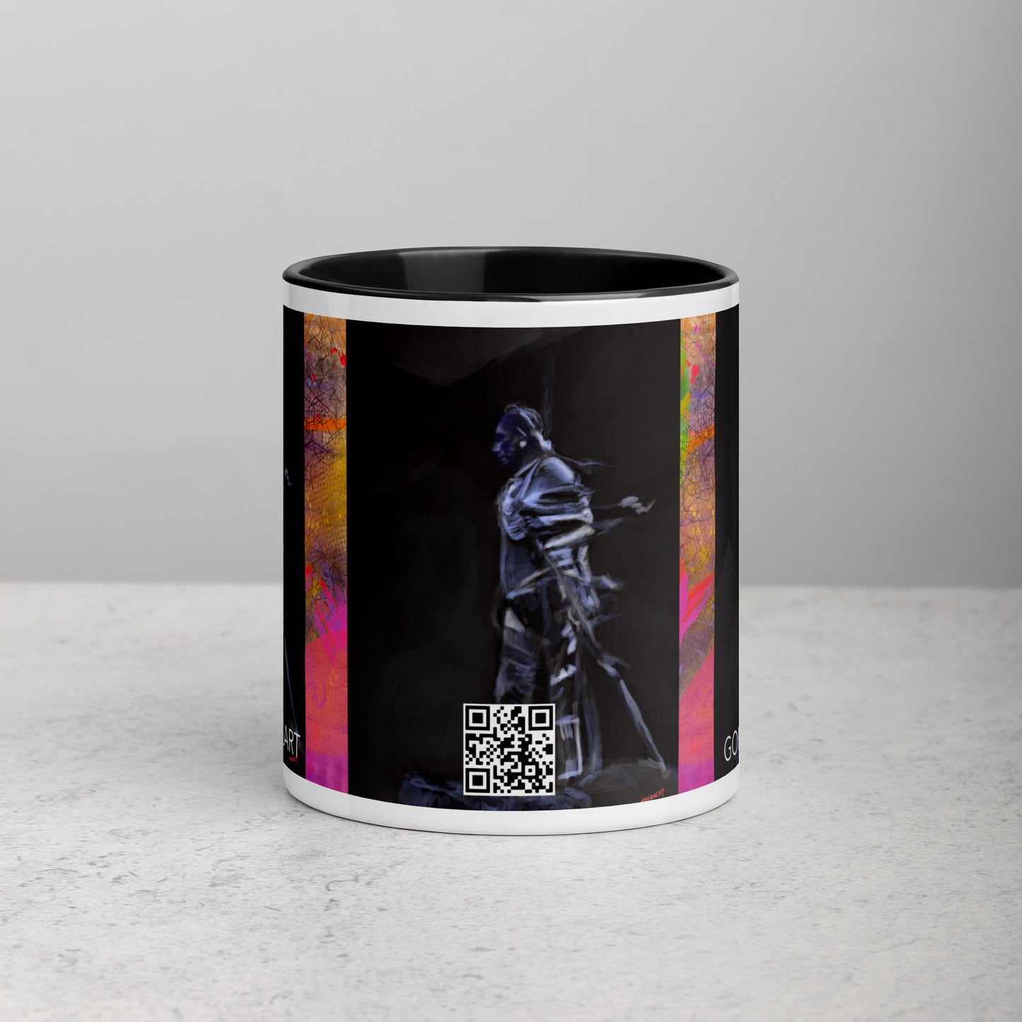 The Eagle Mug with Color Inside