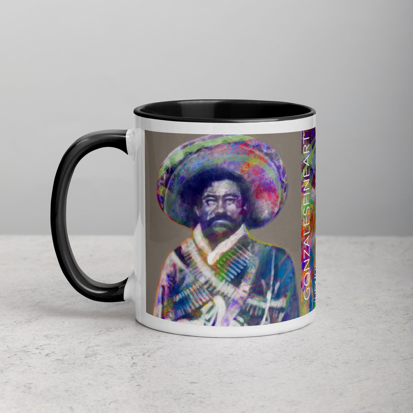 Pancho Villa Mug with Color Inside