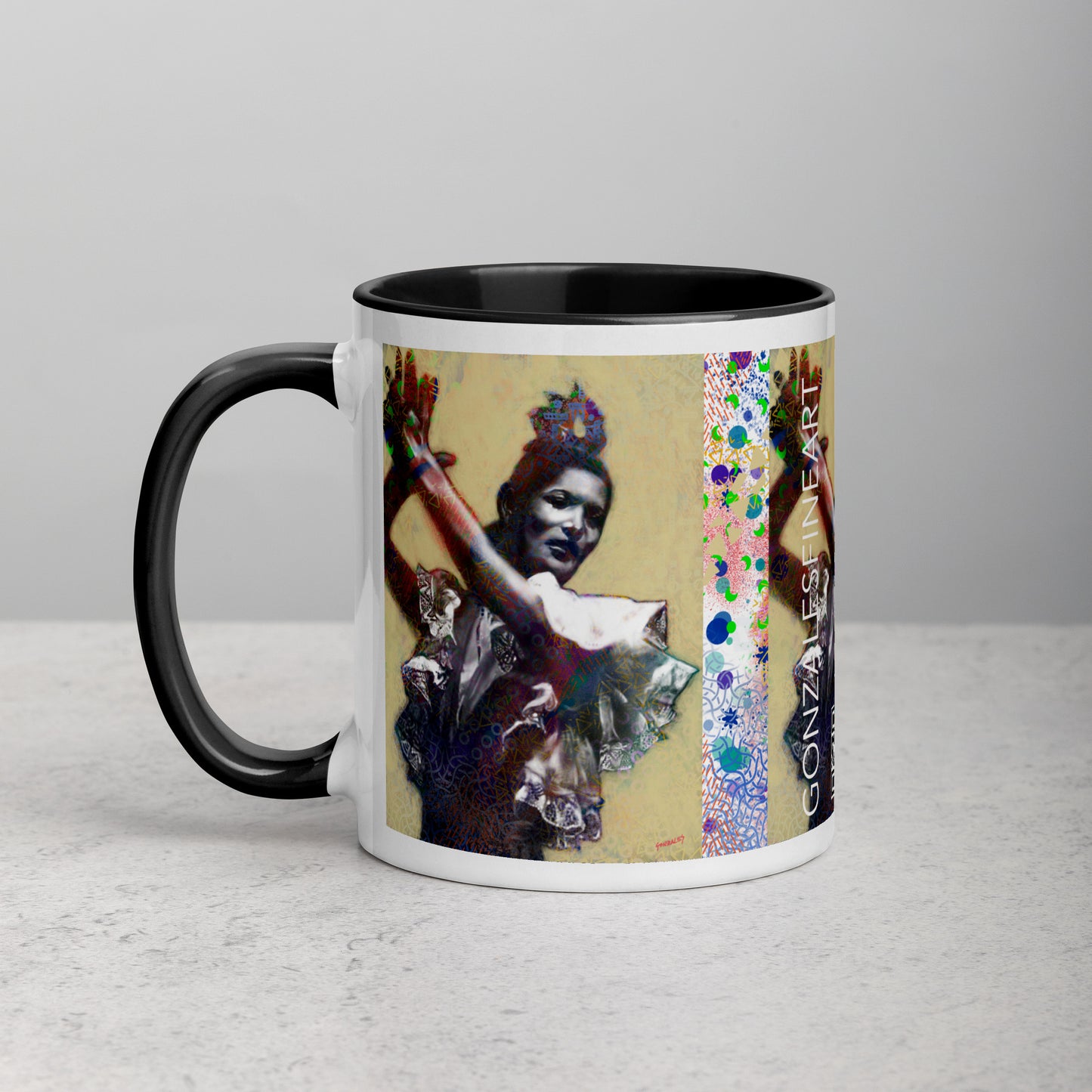 Carmen Amaya Mug with Color Inside