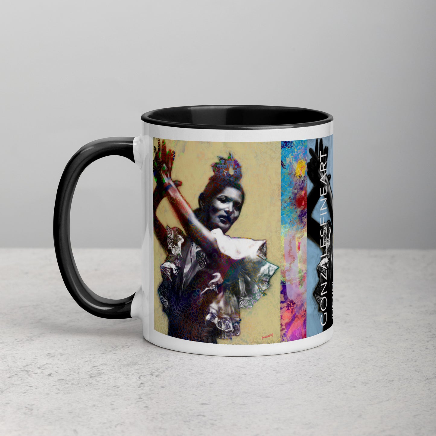 Carmen Amaya Mug with Color Inside