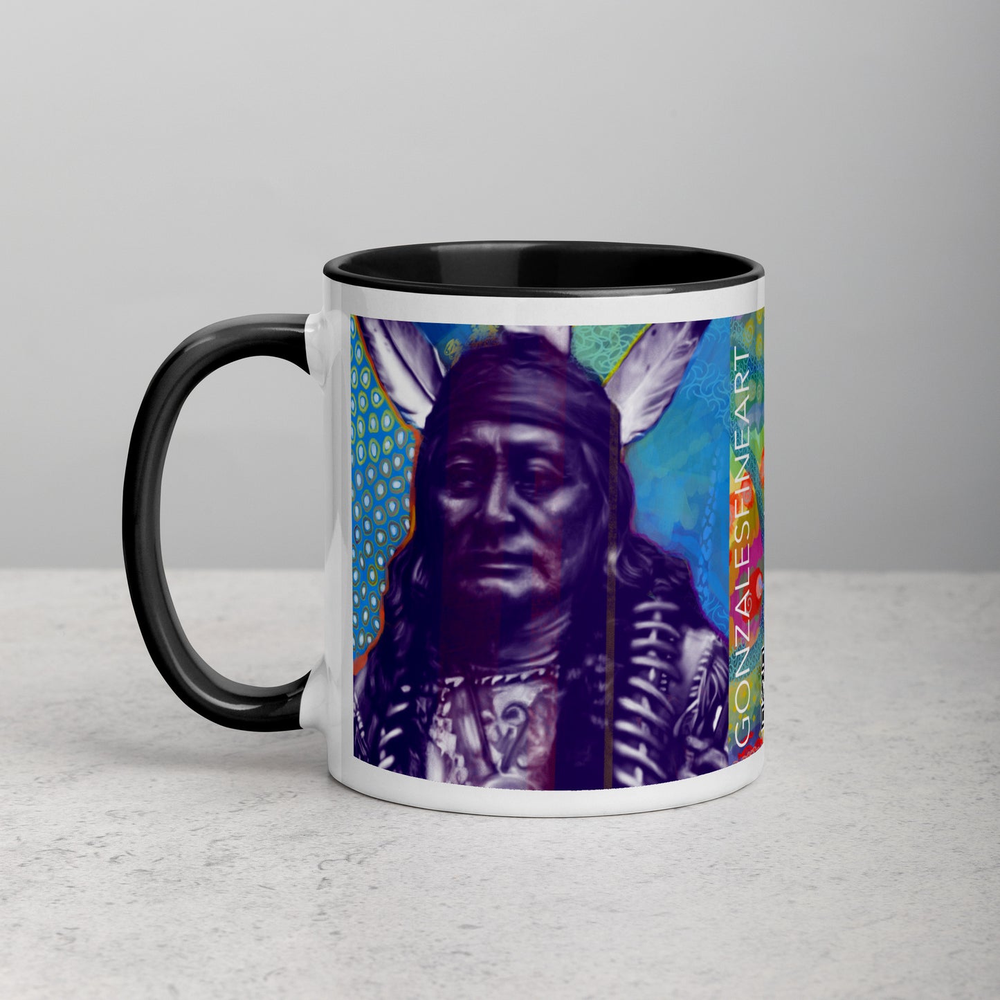 Rushing Eagle Mug with Color Inside