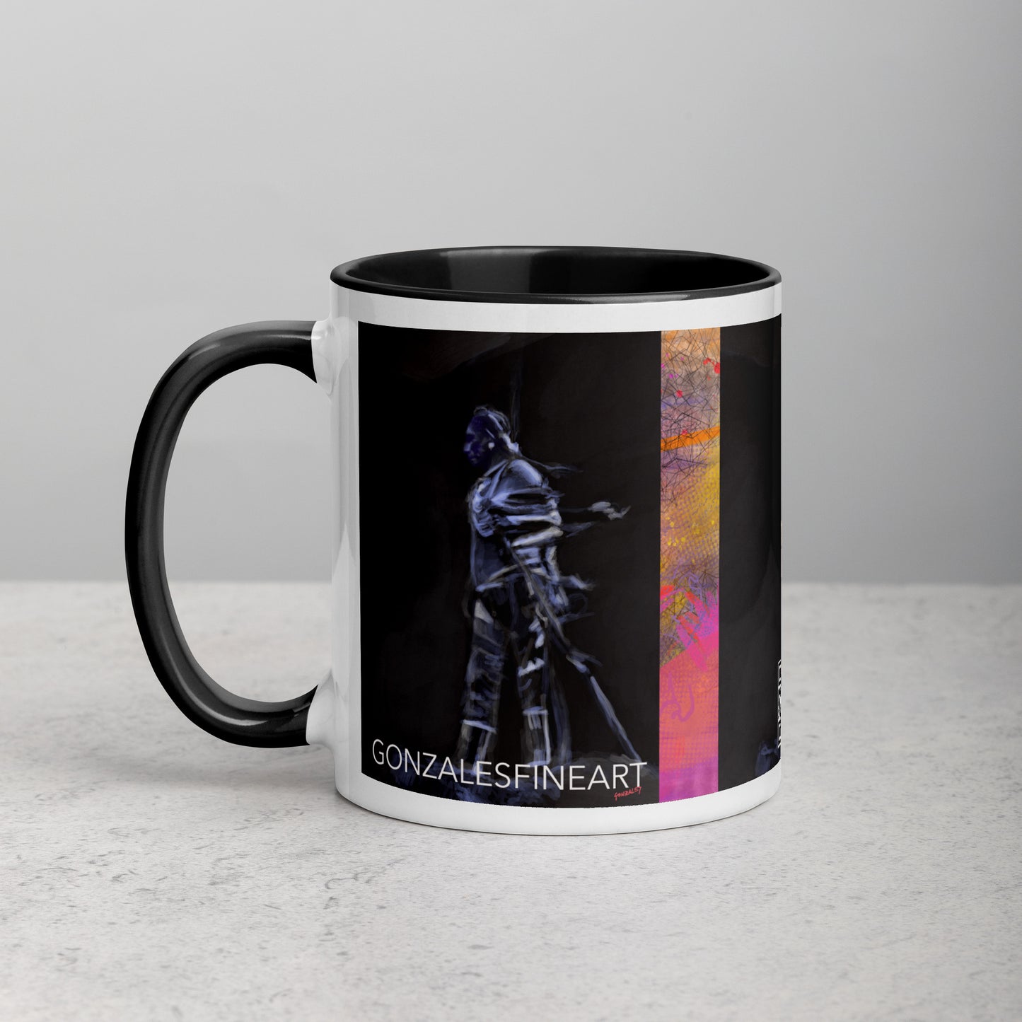 The Eagle Mug with Color Inside