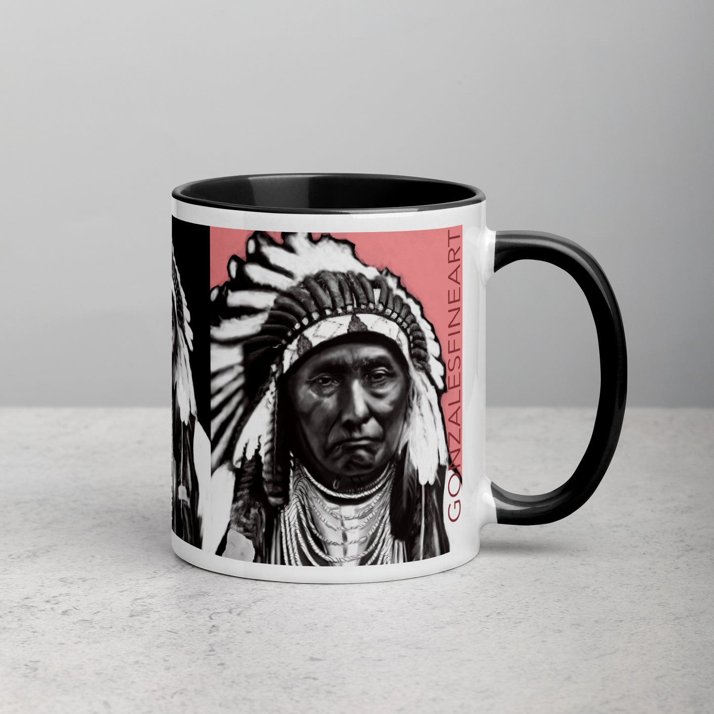 Chief Joseph Mug with Color Inside