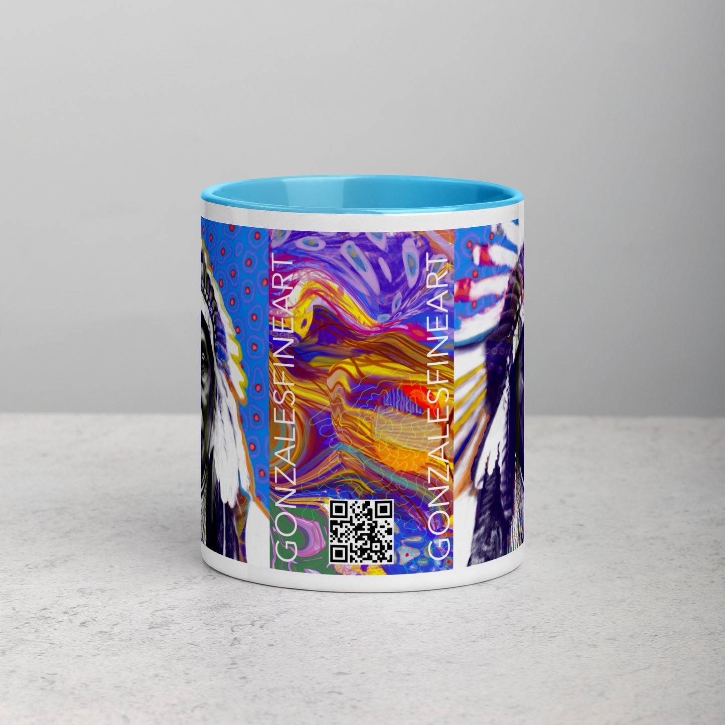 Chief Joseph Mug with Color Inside