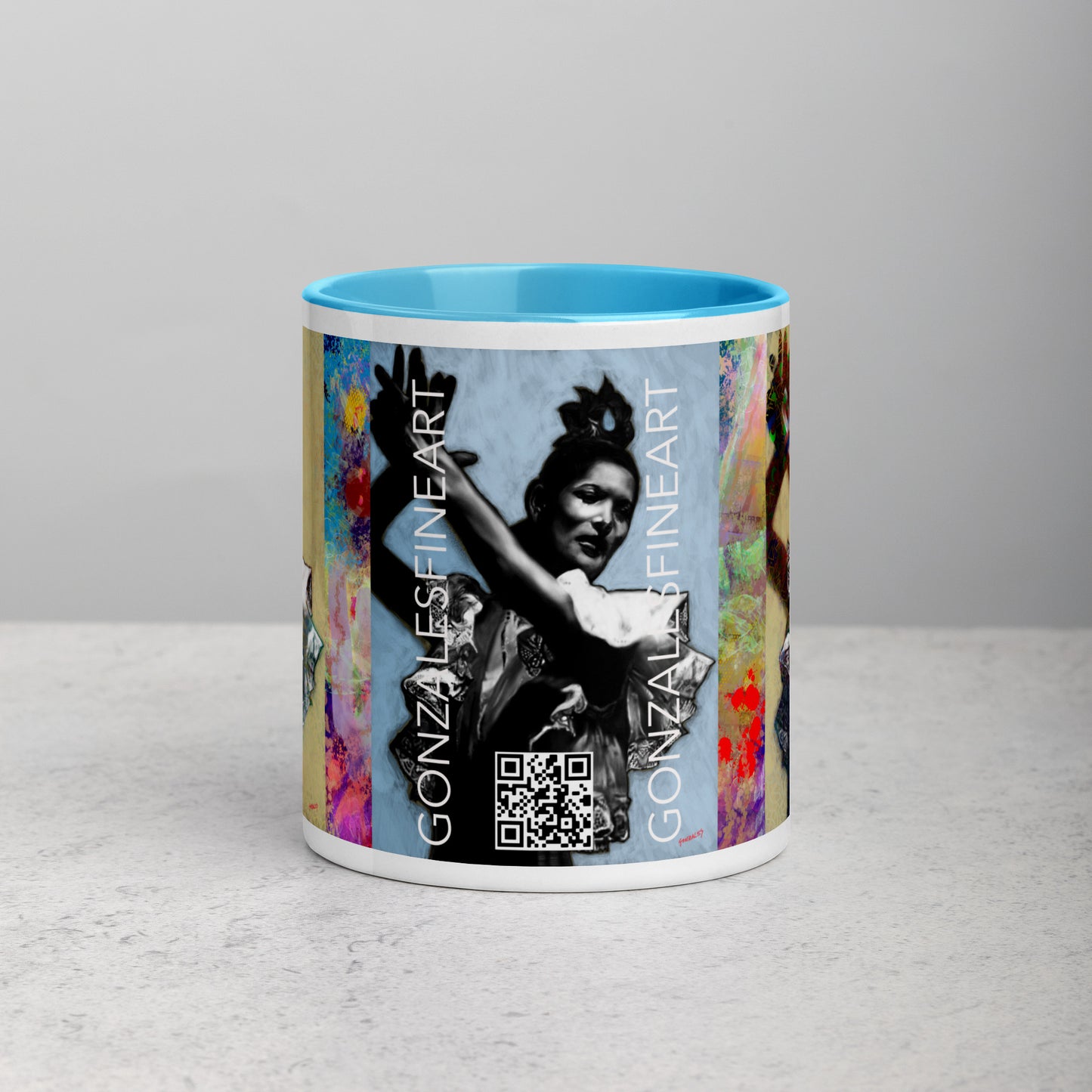 Carmen Amaya Mug with Color Inside