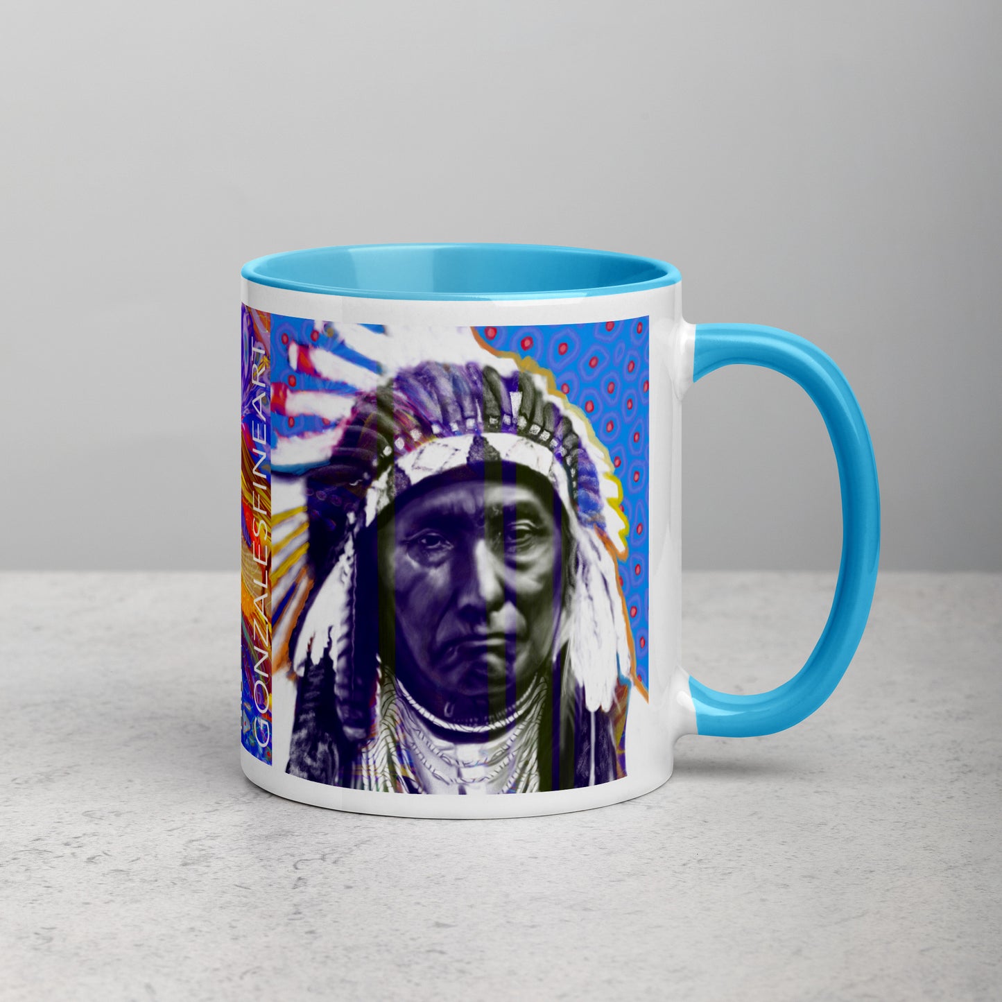 Chief Joseph Mug with Color Inside