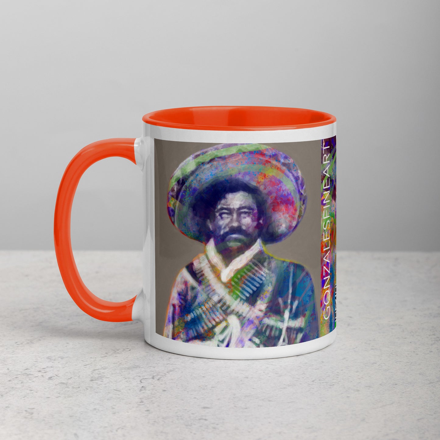 Pancho Villa Mug with Color Inside