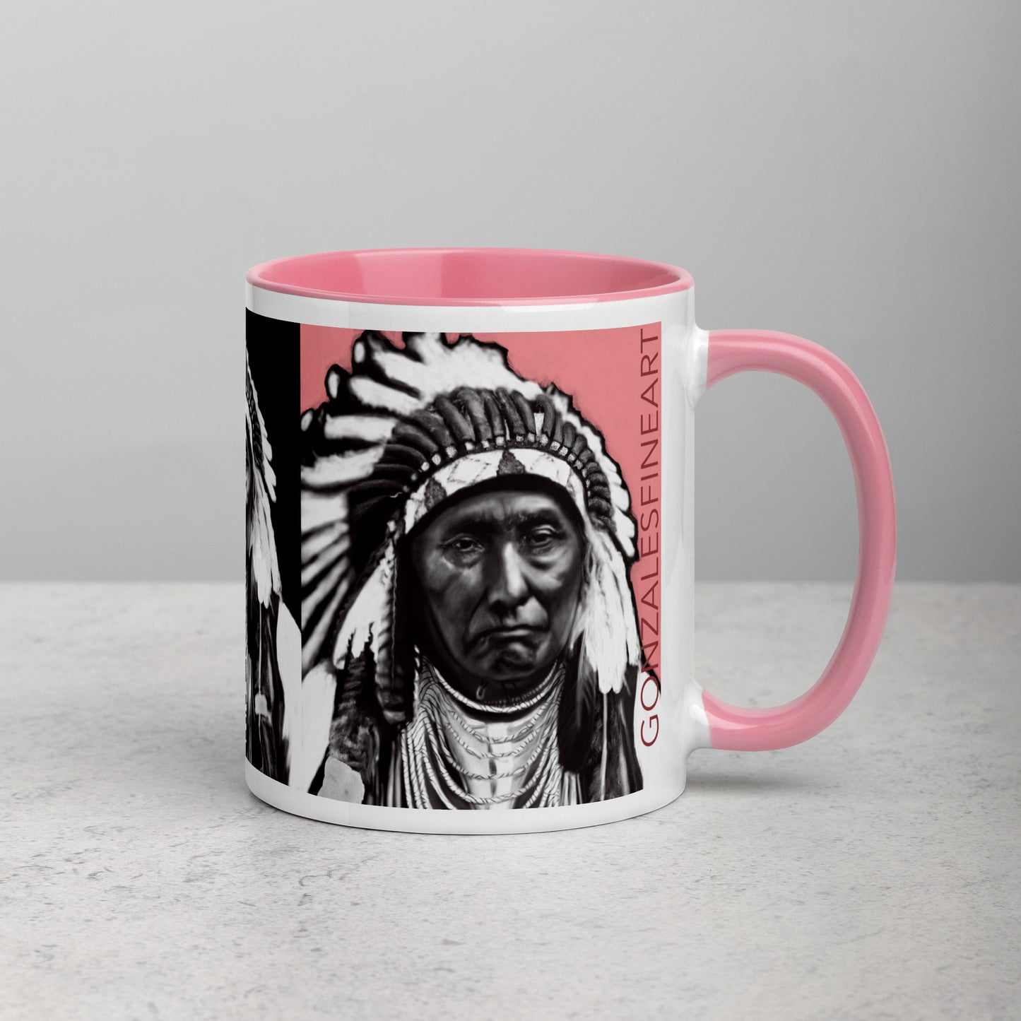 Chief Joseph Mug with Color Inside