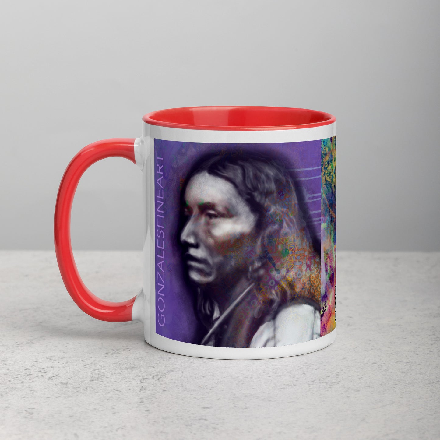 Cochise Mug with Color Inside