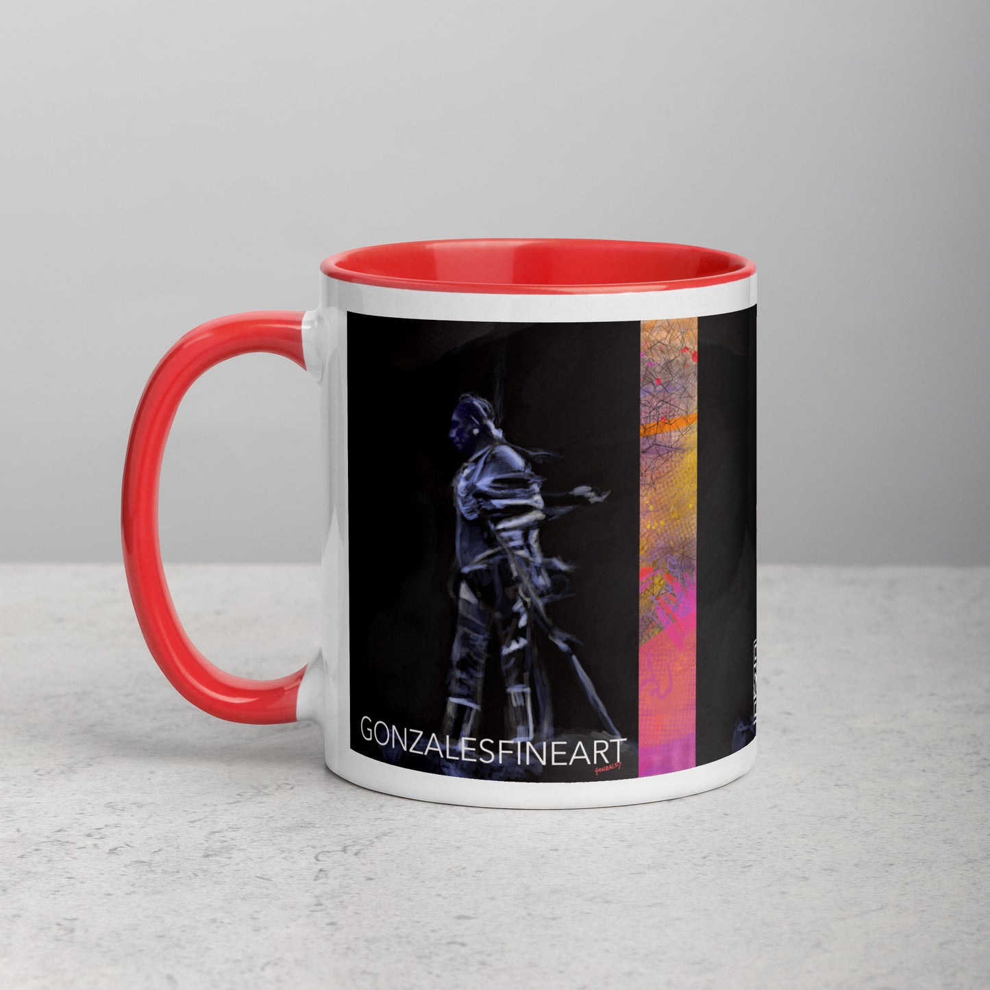 The Eagle Mug with Color Inside