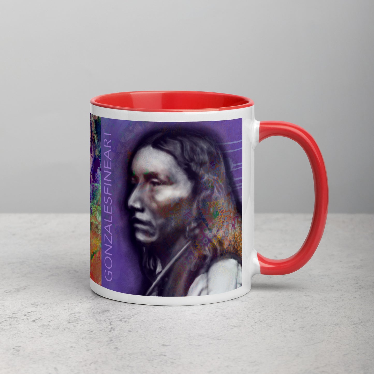 Cochise Mug with Color Inside