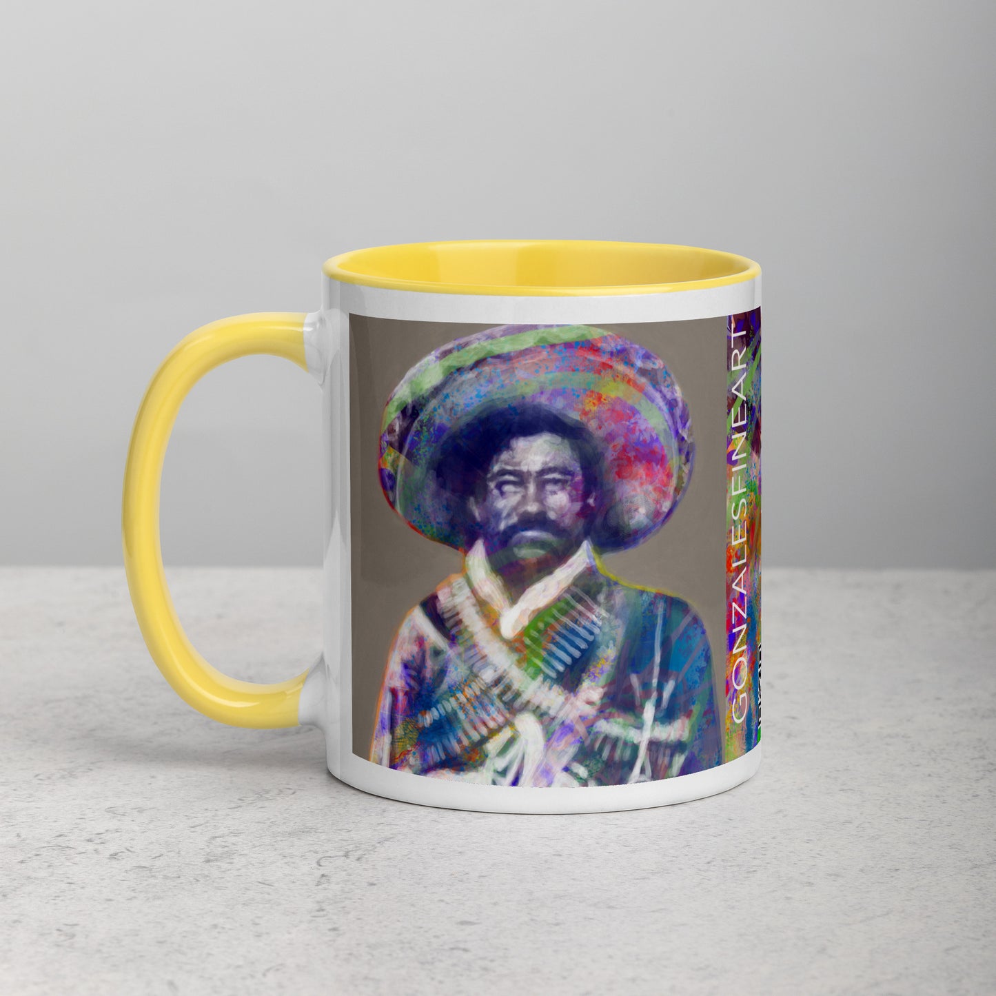 Pancho Villa Mug with Color Inside